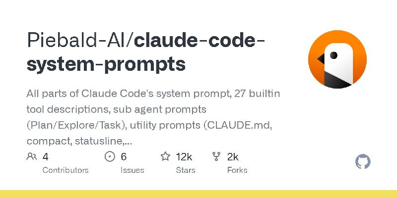 claude-code-system-prompts/system-prompts/agent-prompt-dream-memory-consolidation.md at main · Piebald-AI/claude-code-system-prompts