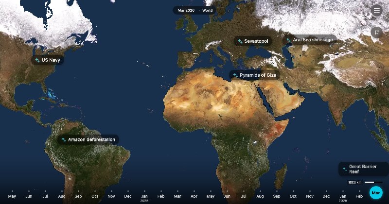 Planet's agentic AI — Satellite Imagery Explorer