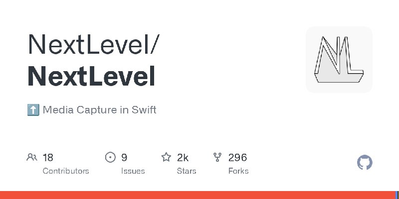 GitHub - NextLevel/NextLevel: ⬆️ Media Capture in Swift