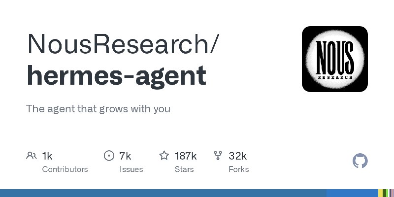 GitHub - NousResearch/hermes-agent: The agent that grows with you