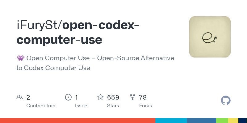 GitHub - iFurySt/open-codex-computer-use: 👾 Open Computer Use – Open-Source Alternative to Codex Computer Use