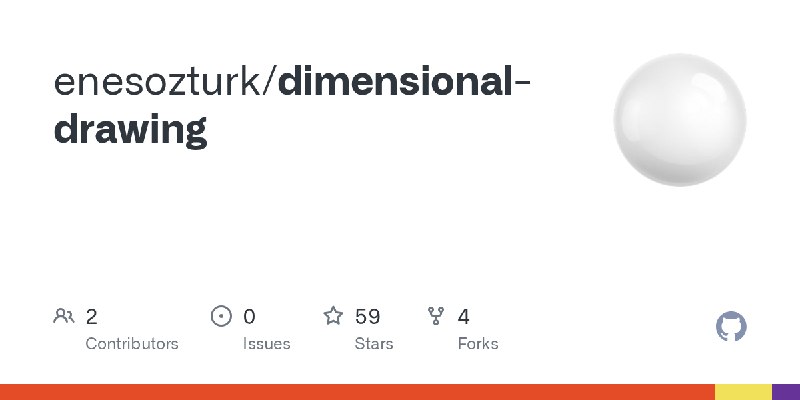 GitHub - enesozturk/dimensional-drawing