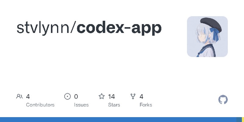 GitHub - stvlynn/codex-app