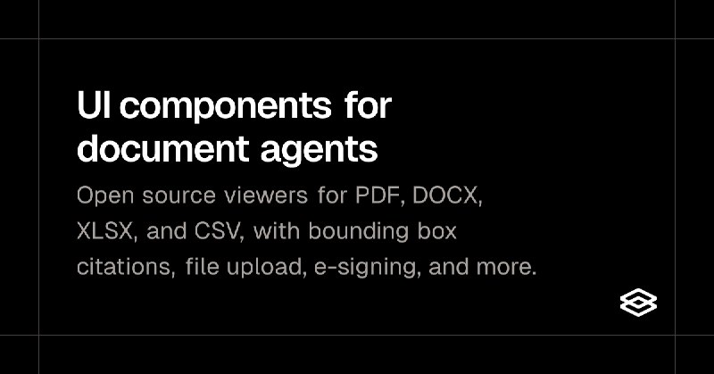 UI components for document agents - Extend UI