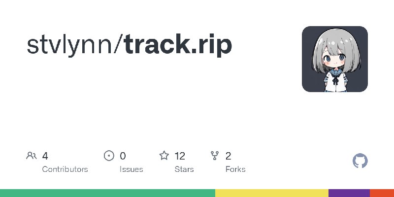 GitHub - stvlynn/track.rip