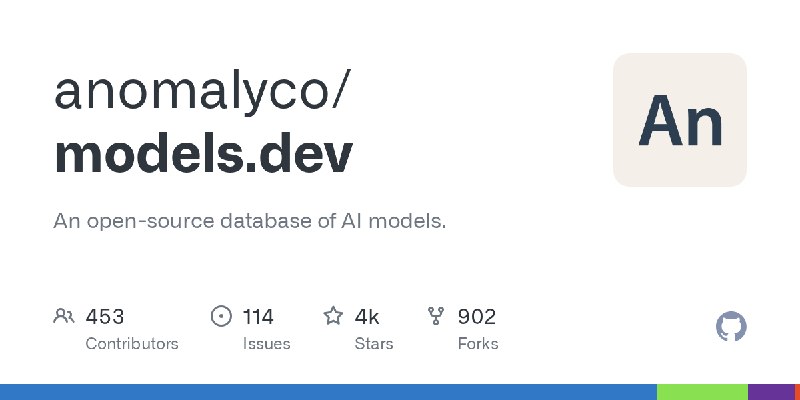 GitHub - anomalyco/models.dev: An open-source database of AI models.