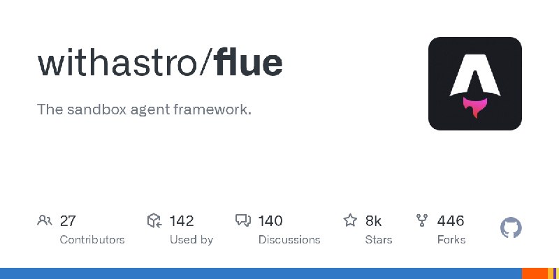 GitHub - withastro/flue: The sandbox agent framework.