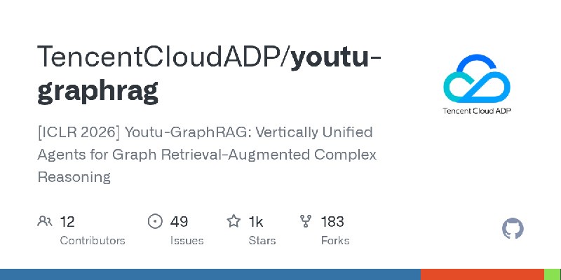 GitHub - TencentCloudADP/youtu-graphrag: [ICLR 2026] Youtu-GraphRAG: Vertically Unified Agents for Graph Retrieval-Augmented Complex…