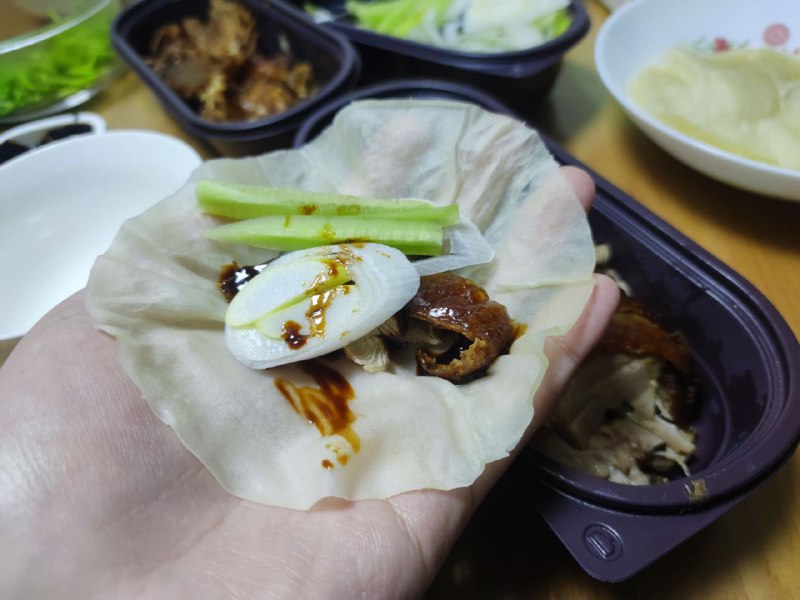 开学前最后一顿吃个北京烤鸭#吃