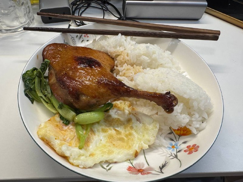 柚子下厨的鸭腿饭太香了😭