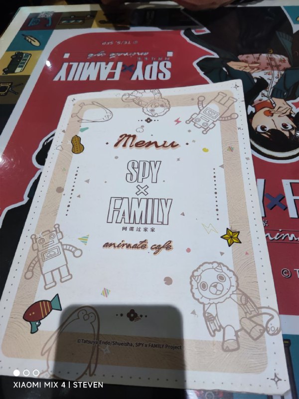 #吃Spy Family的联名餐厅¥110（我自己这份）#吃Spy Family的联名餐厅¥110（我自己这份）