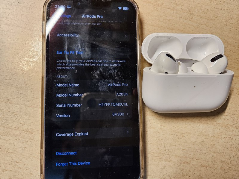 #出售 #电子垃圾 #Airpods #林檎 #耳机 联系 Steven Lynn 价格 459Airpods pro 一代 国行 箱说全 不送线自用，因为换airpods pro 2故出成色如图，正面背面均有明显划痕和印子ac+已过期功能正常无修 序列号如图邮费自理 不刀 不因成色原因退货#出售 #电子垃圾 #Airpods #林檎 #耳机 联系 Steven Lynn 价格 459Airpods pro 一代 国行 箱说全 不送线自用，因为换airpods pro 2故出成色如图，正面背面均有明显划痕和印子ac+已过期功能正常无修 序列号如图邮费自理 不刀 不因成色原因退货