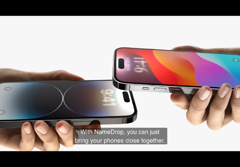 namedrop: airdrop可以通过贴贴连接了