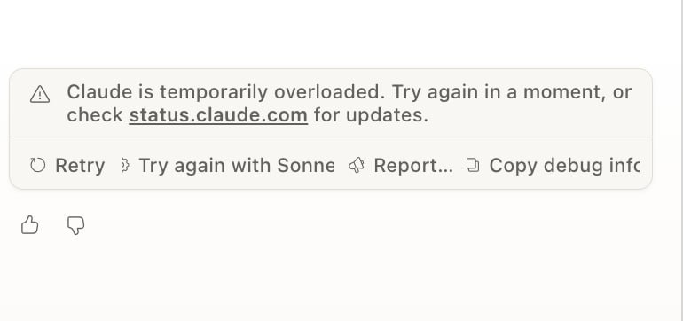 claude 炸了，先歇会claude 炸了，先歇会