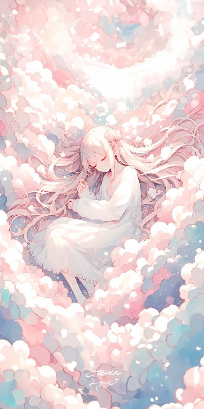 Sweet Dreams#Dalle3竖版壁纸Pixiv: 